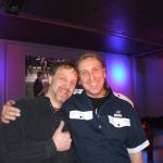 unser Bodypainting Künstler Enrico und der Boss